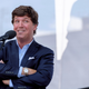 Tucker Carlson speaks during the Mathias Corvinus Collegium (MCC) Feszt on August 7, 2021 in Esztergom, Hungary.